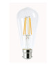 6000K B22 LED Filament Globe 8W 800lm IP20 148mm Clear Dimmable 6000K B22 LED Filament Globe 8W 800lm IP20 148mm Clear Dimmable